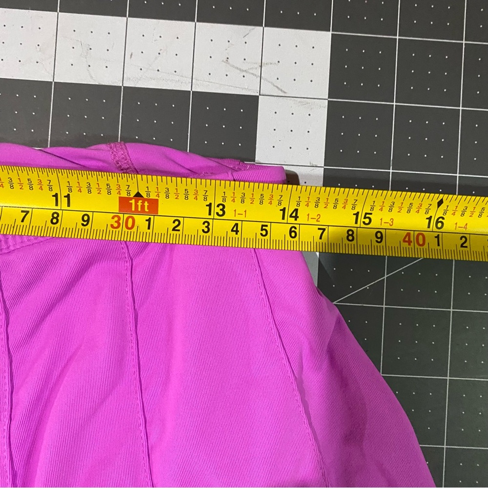Lilly Pulitzer Loren Luxletic UPF 50+ Amethyst Stripe Hem Pleat Skort Medium - Picture 8 of 10